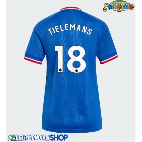 Maglie da calcio Manchester United Youri Tielemans #18 Seconda Maglia Femminile 2026-27 Manica Corta